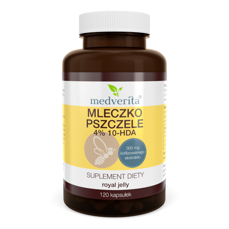 MEDVERITA Mleczko Pszczele 300mg - Odporność i Witalność