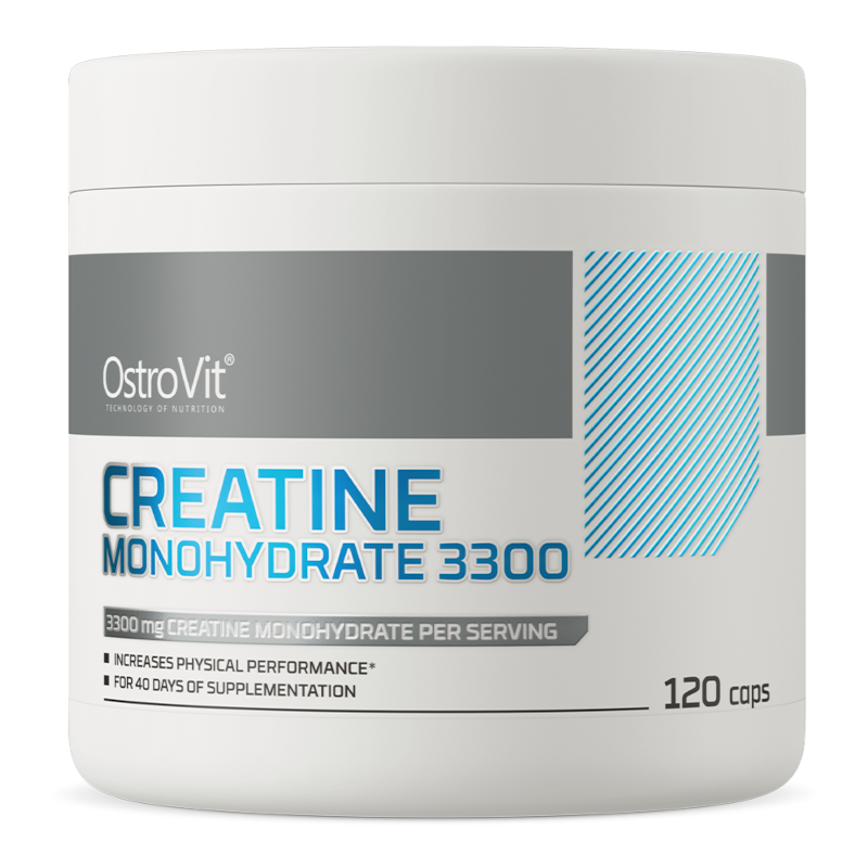 OstroVit Creatine Monohydrate 120 kaps - Siła i Regeneracja