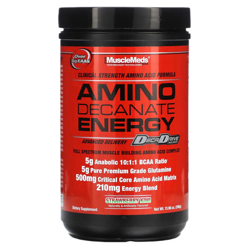 Muscle Meds Amino Decanate Energy 396g - Aminokwasy BCAA z kofeiną