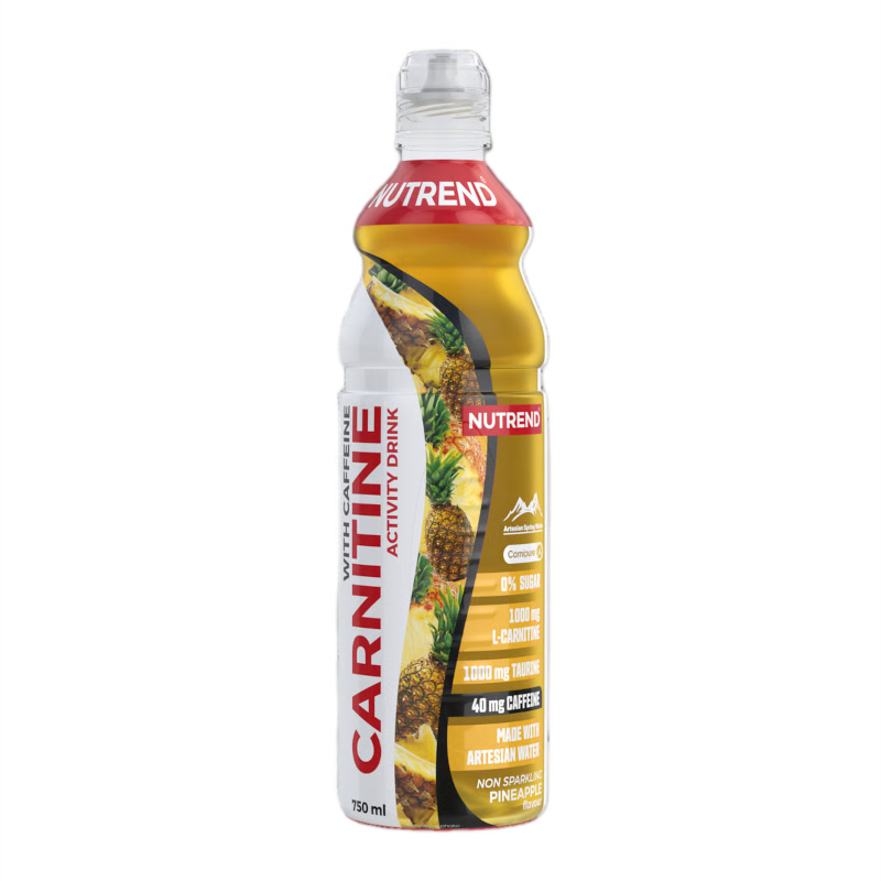 NUTREND Carnitine Activ Drink + Caffeine 750ml - Energia i Spalanie Tłuszczu