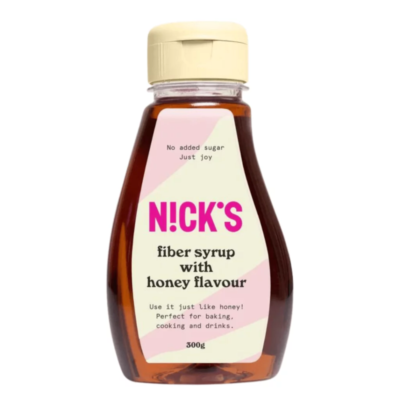 N!CK'S Honey Fiber Syrup 300g - Bez Cukru, Bogaty w Błonnik