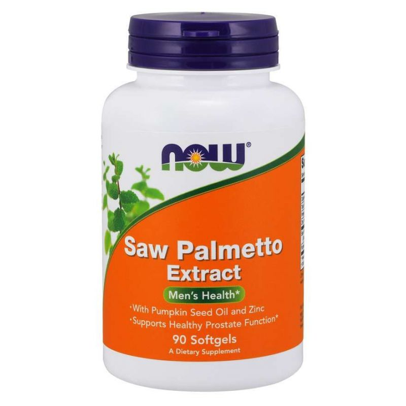Now Foods Saw Palmetto Extract & Zinc 90softgel - Zdrowie Prostaty