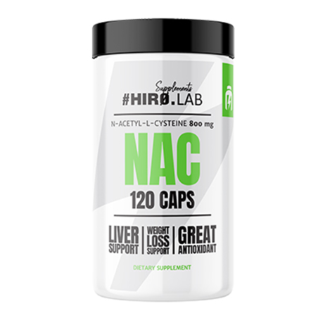 Hiro Lab NAC 800mg 120tab - Wsparcie dla wątroby i odporności