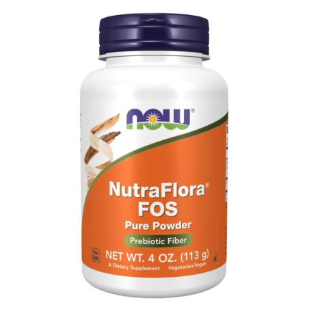 Now Foods NutraFlora FOS 113g - Prebiotyk na Zdrowe Jelita
