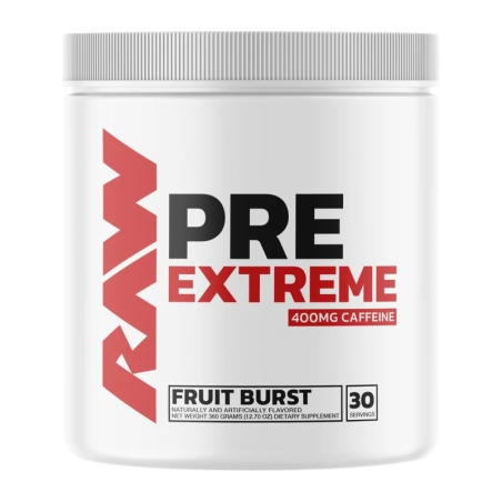 RAW Nutrition Pre Extreme 360g - Przedtreningówka Bez Kreatyny