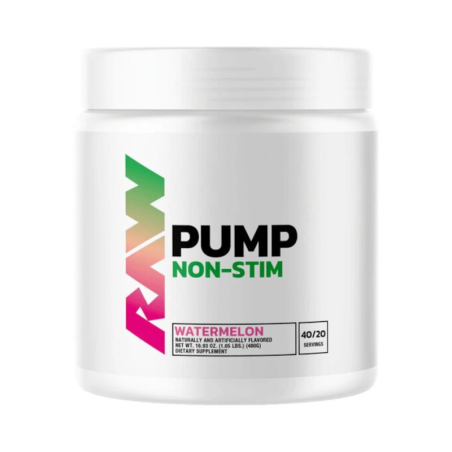 RAW Nutrition Pump Non-Stim 480g - Przedtreningówka Bez Kofeiny