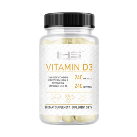 IHS Iron Vitamin D3 240 softgels - Witamina D3 na odporność