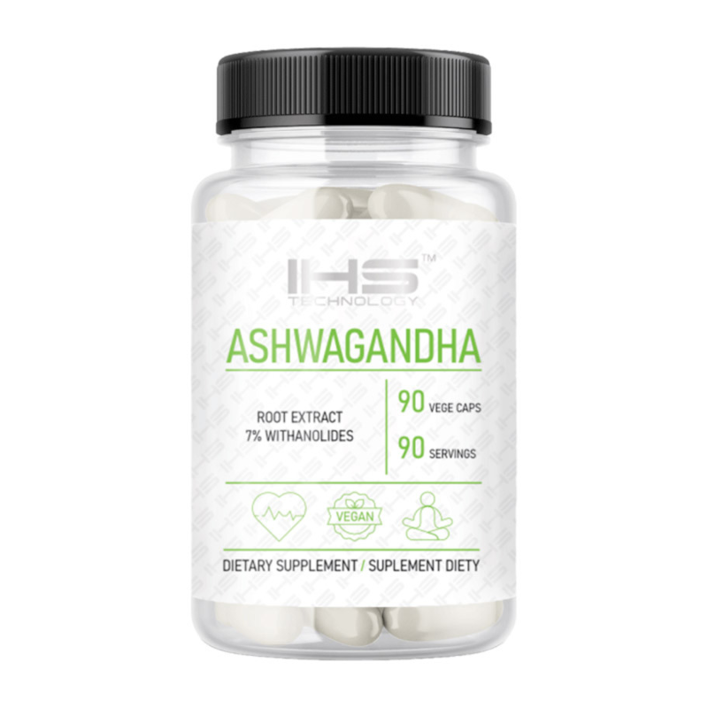 IHS Iron Ashwagandha 90kaps - Adaptogen na stres i energię