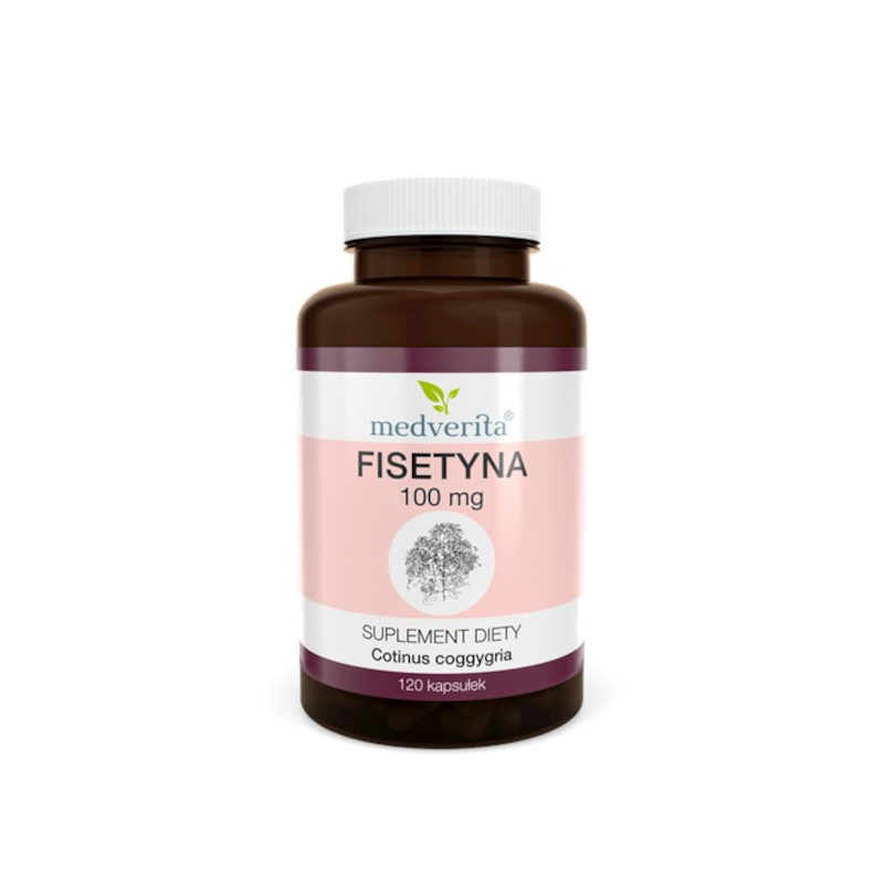 Medverita Fisetyna 100mg 120 kaps - wsparcie dla mózgu