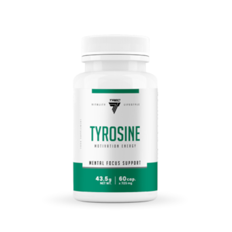 Trec Nutrition Tyrosine 60 kaps - energia, koncentracja, redukcja stresu