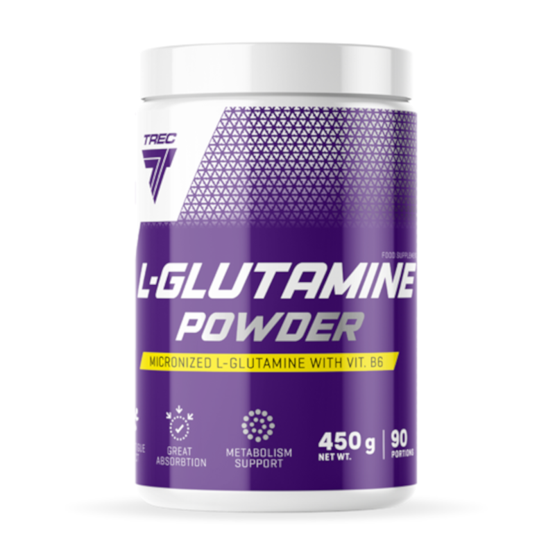 TREC Nutrition L-Glutamine Powder 450g - Wsparcie Mięśni i Odporności