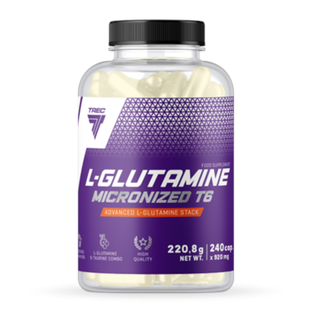 TREC Nutrition L-Glutamine 240 kaps - Wsparcie Mięśni i Odporności