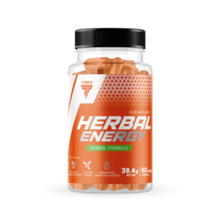 Trec Nutrition Herbal Energy 60 kaps - Naturalna Energia i Koncentracja