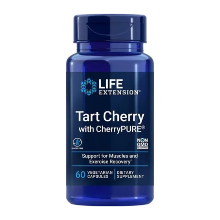 Life Extension Tart Cherry with CherryPure 60vcaps - Regeneracja potreningowa