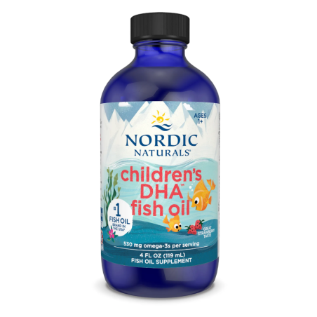 Nordic Naturals Children's DHA Strawberry 119ml - Omega-3 dla dzieci