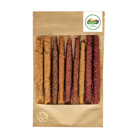 EcoSnacks Owocowo-Warzywna Przekąska Mix 100g - Zdrowa przekąska