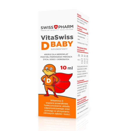 SwissPharm VitaSwiss D Baby 10ml - Witamina D dla dzieci