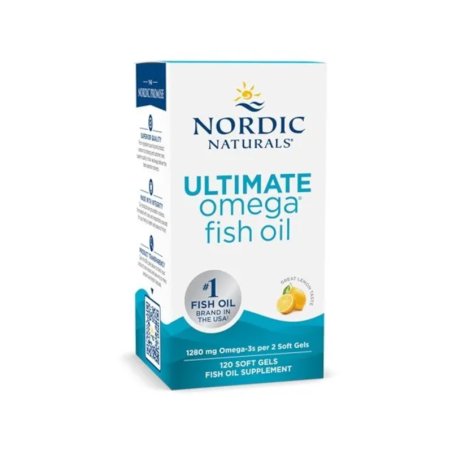 Nordic Naturals Ultimate Omega 1280mg Lemon - Kwasy Omega-3 dla zdrowia serca i mózgu