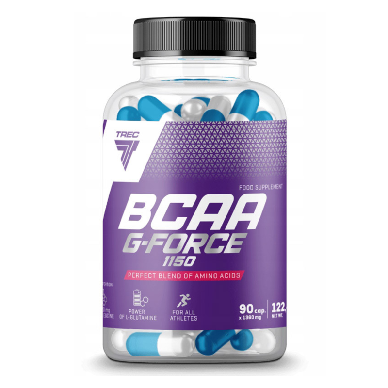 Trec Nutrition BCAA G-Force 90 kaps – Aminokwasy na regenerację