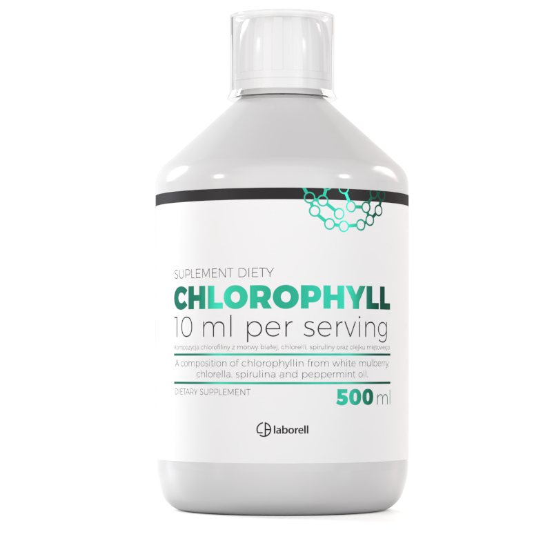 Laborell Chlorofil 500ml - Detoks i Antyoksydanty