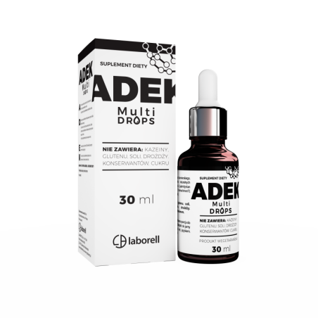 Laborell Adek multi drops 30ml - Witaminy ADEK dla zdrowia