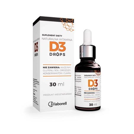 Laborell Witamina D3 Drops 30ml - Biotechsklep.pl