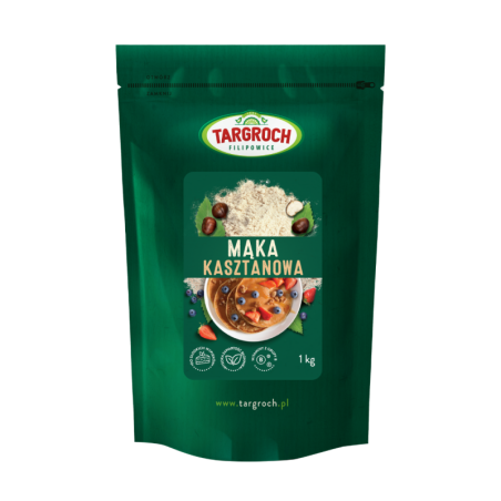 Targroch Mąka Kasztanowa 1kg - Naturalna Mąka Bezglutenowa