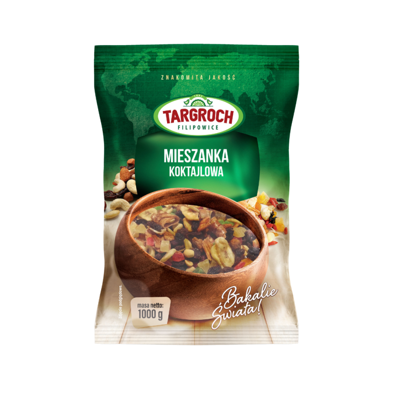 Targroch Mieszanka Koktajlowa 1kg - Zdrowa Przekąska | Biotechsklep.pl