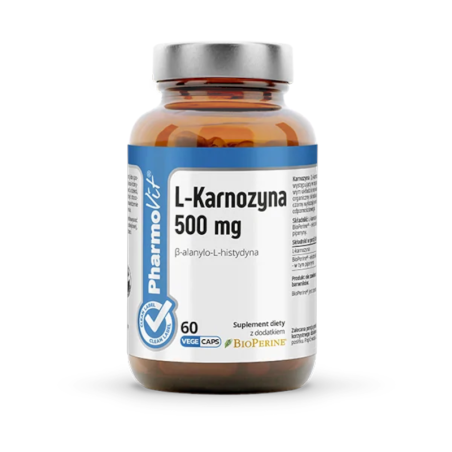 Pharmovit L-Karnozyna 500mg - Wsparcie dla mózgu i regeneracji