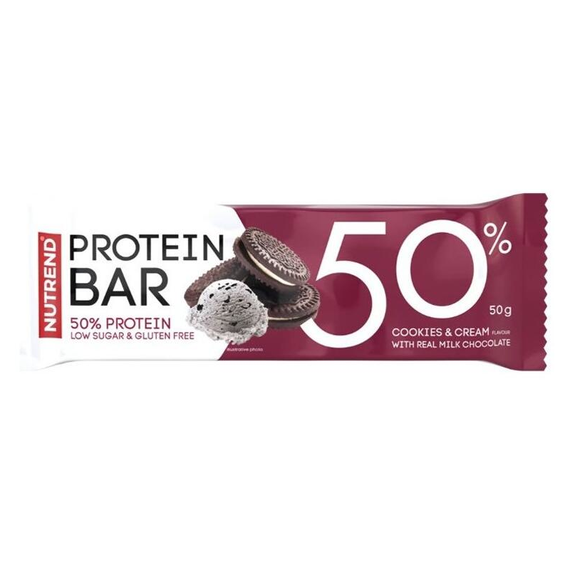 NUTREND Protein Bar 50% 50g - Baton Proteinowy Wysokobiałkowy