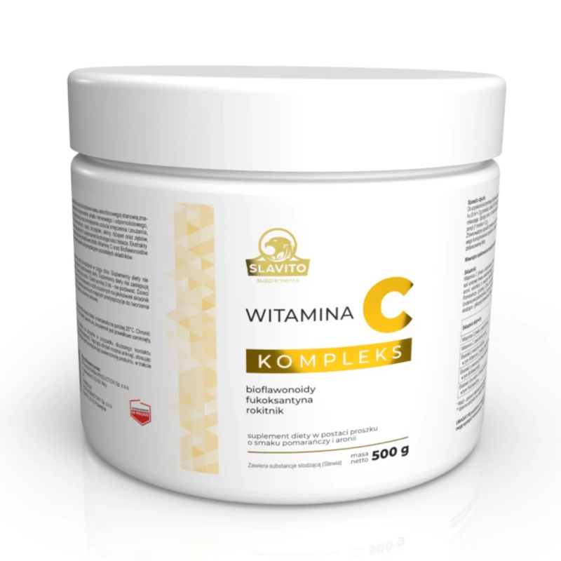 Slavito Witamina C Complex 500g - Odporność i Energia