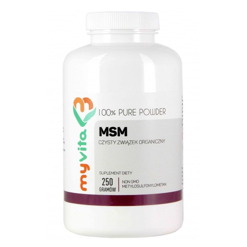 MyVita MSM 250g - Siarka Organiczna na Stawy | biotechsklep.pl