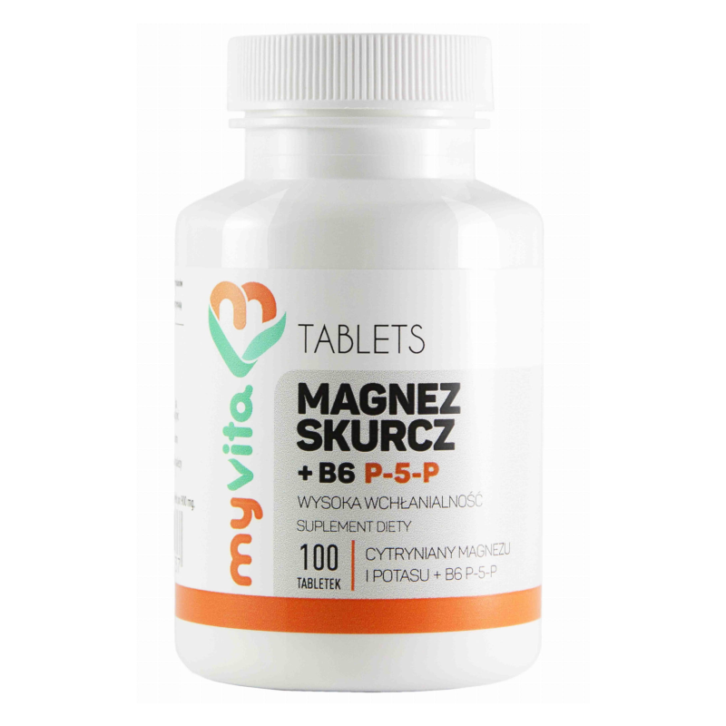 MyVita Magnez Skurcz P5P 100 tabl. - na skurcze i energię