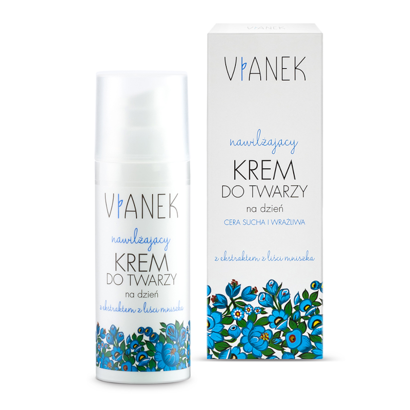 Vianek Nawilżający Krem do Twarzy na Dzień 50ml - Naturalne nawilżenie skóry