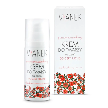 Vianek Przeciwzmarszczkowy Krem do Twarzy 50ml - Biotechsklep.pl