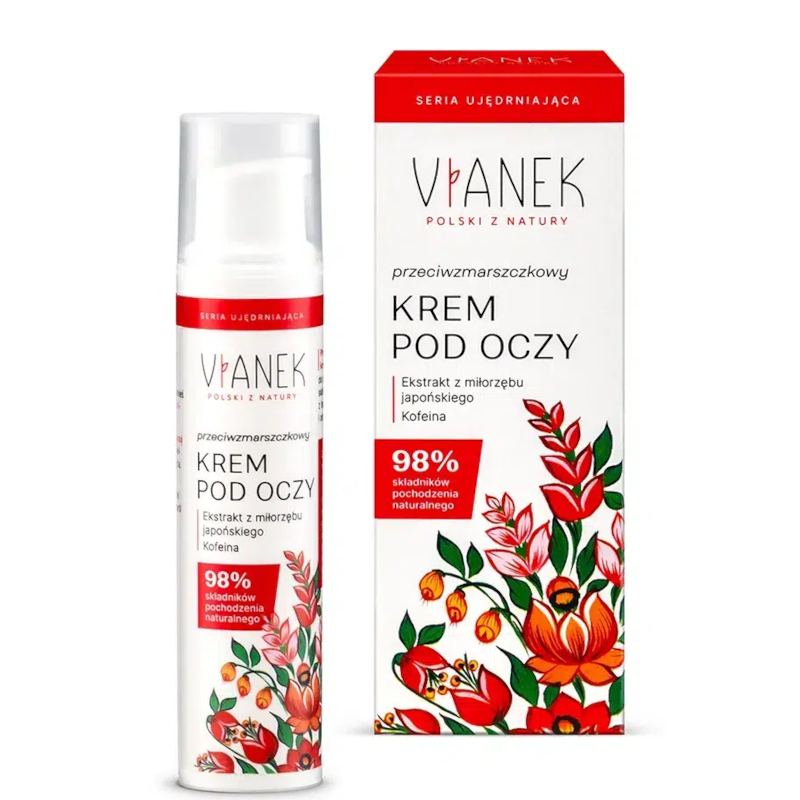 Vianek Przeciwzmarszczkowy Krem pod Oczy 15ml - Naturalna Pielęgnacja