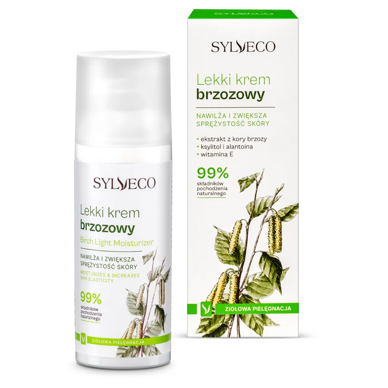 Sylveco Lekki Krem Brzozowy 50ml - Naturalny krem do twarzy
