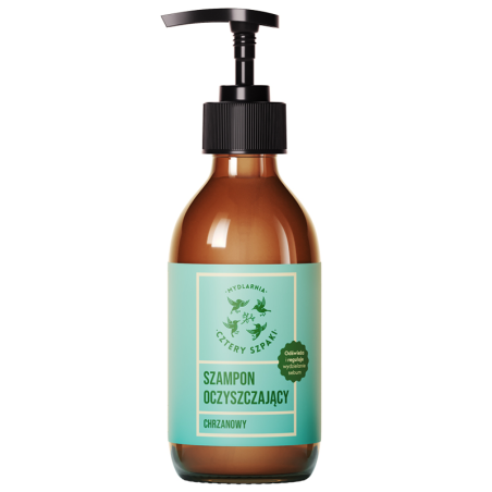 4 Szpaki Szampon Oczyszczający Chrzanowy 300ml - Naturalna Pielęgnacja Włosów