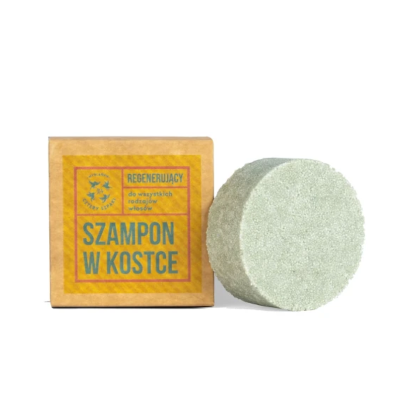 4 Szpaki Szampon w Kostce Eukaliptus Cytryna 75g - Naturalna Regeneracja