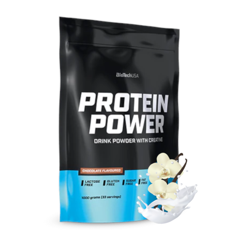 BioTechUSA Protein Power 1000g - Koncentrat Białka Serwatkowego WPC
