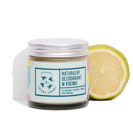 4 Szpaki Dezodorant Cytrusowo-Ziołowy 60ml - Naturalna Ochrona