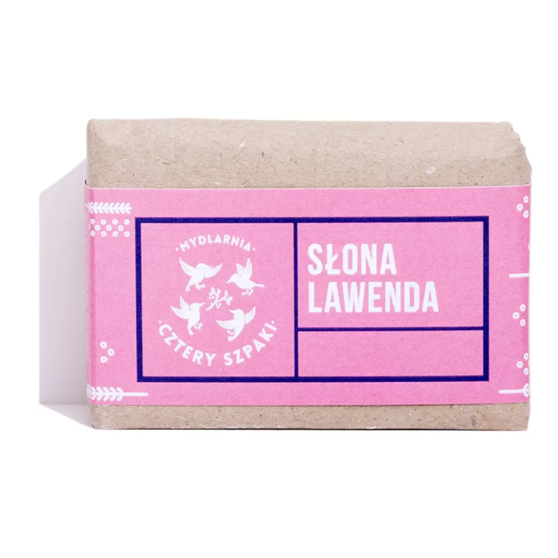 4 Szpaki Mydło Słona Lawenda 110g - Naturalna Pielęgnacja Skóry