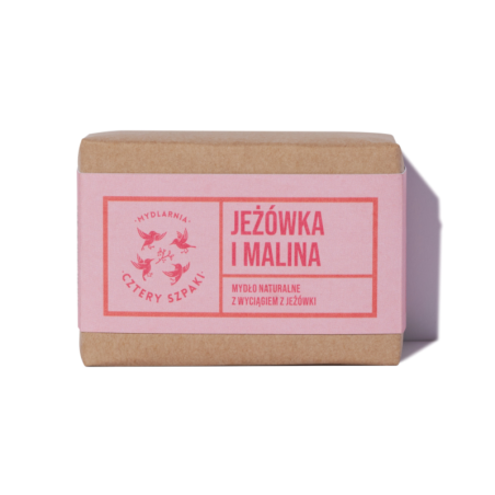 4 Szpaki Mydło Jeżówka Malina 110g - Naturalna Pielęgnacja