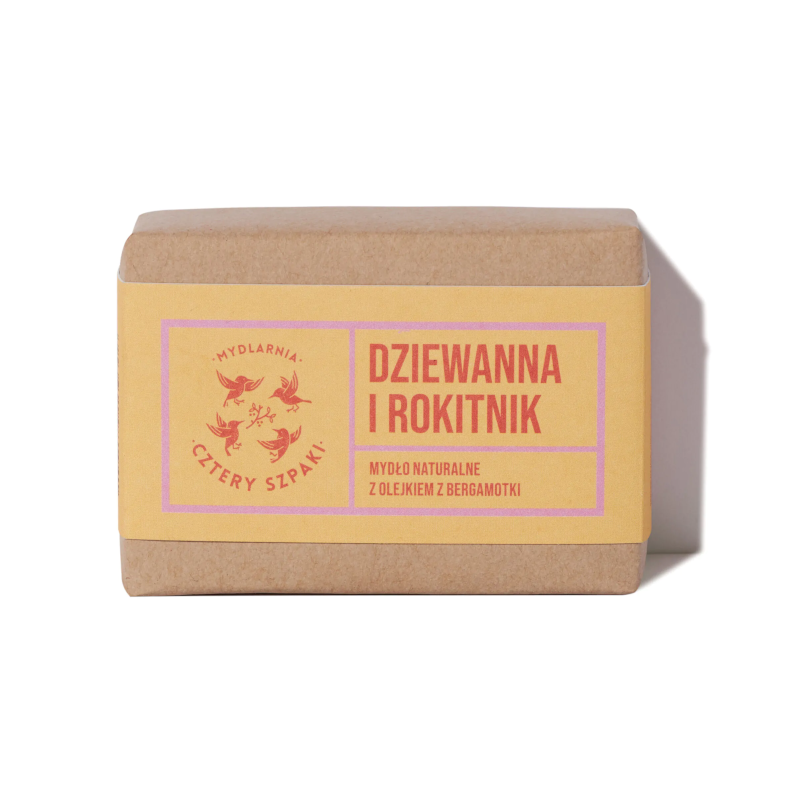 4 Szpaki Mydło Dziewanna Rokitnik 110g - Naturalna Pielęgnacja