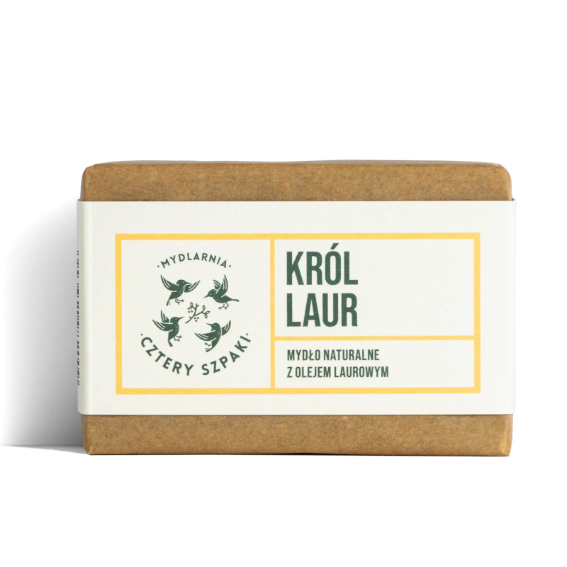 4 Szpaki Mydło Król Laur 110g - Naturalna Pielęgnacja Skóry