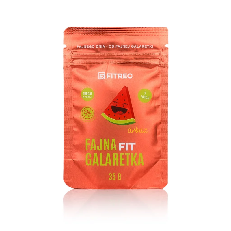 FITREC Fajna Galaretka Bez Cukru 35g - Zdrowa przekąska bez cukru