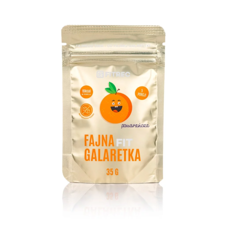 FITREC Fajna Galaretka Bez Cukru 35g - Zdrowa przekąska bez cukru