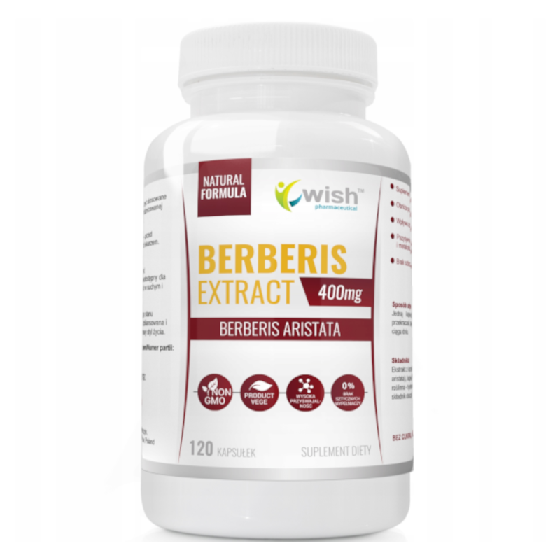 WISH Berberis Extract 5:1 400mg - Naturalne wsparcie dla zdrowia