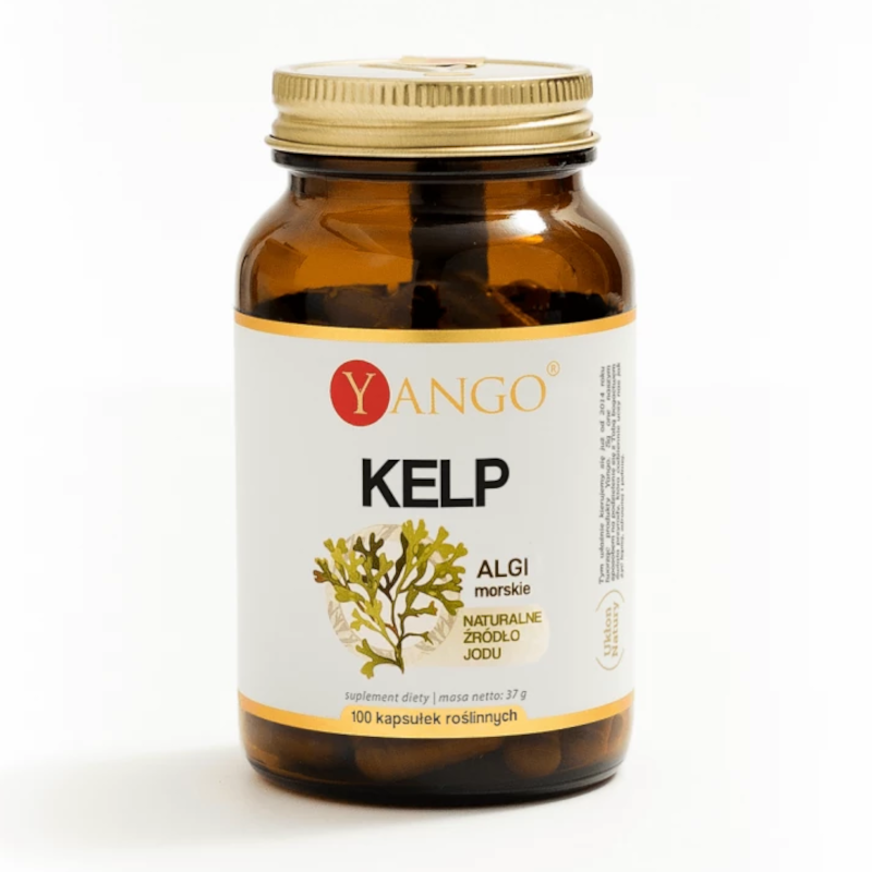 Yango Kelp 100 kaps - Jod dla zdrowej tarczycy
