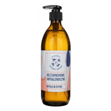 4 Szpaki Hipoalergiczne Mydło w Płynie 500ml - Delikatna pielęgnacja dla alergików
